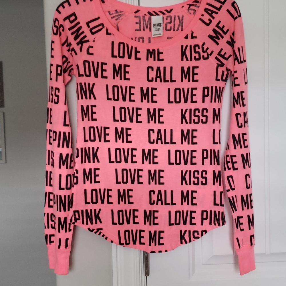 Pink Victoria's Secret LS Top